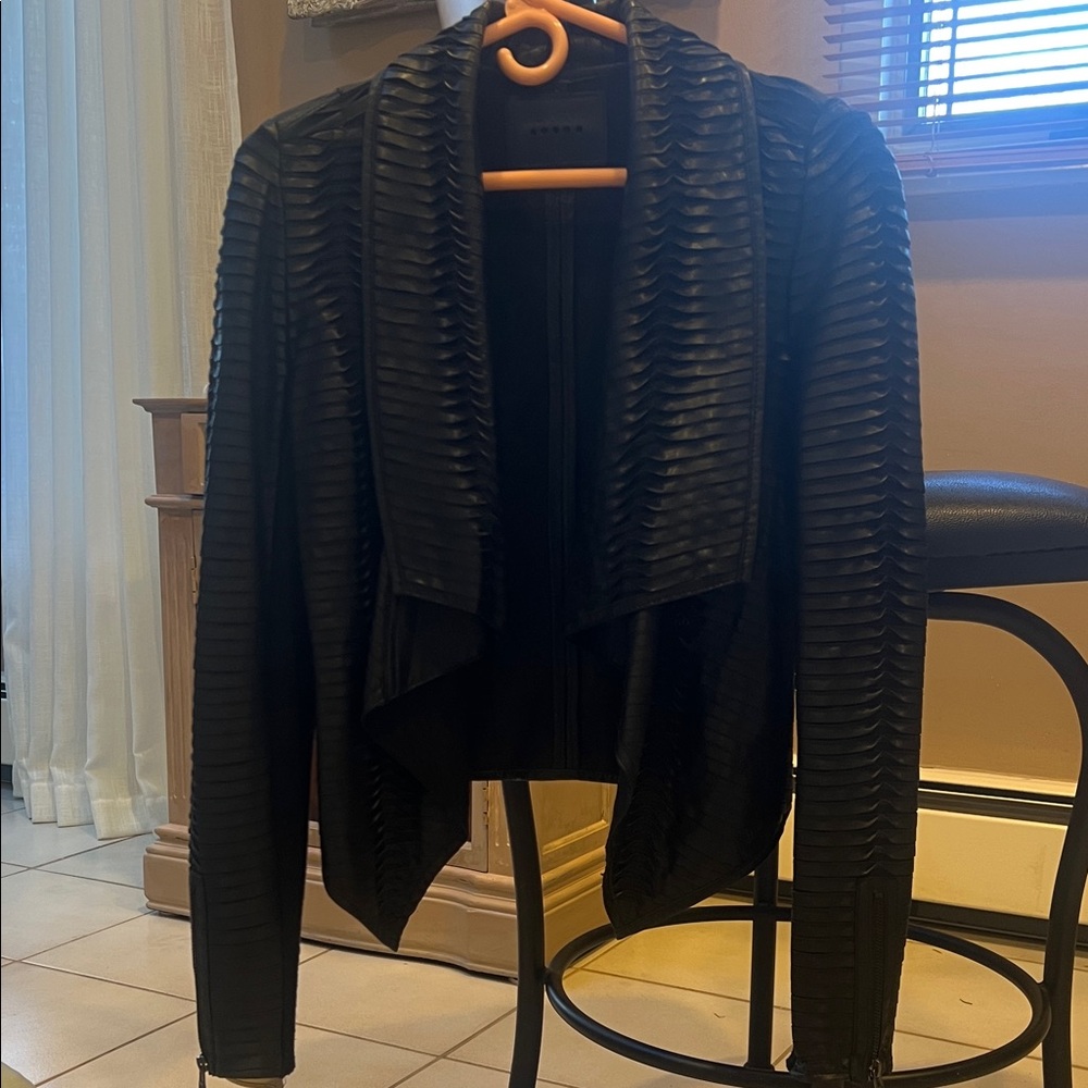 Blank NYC Black Textured Women's Blazer